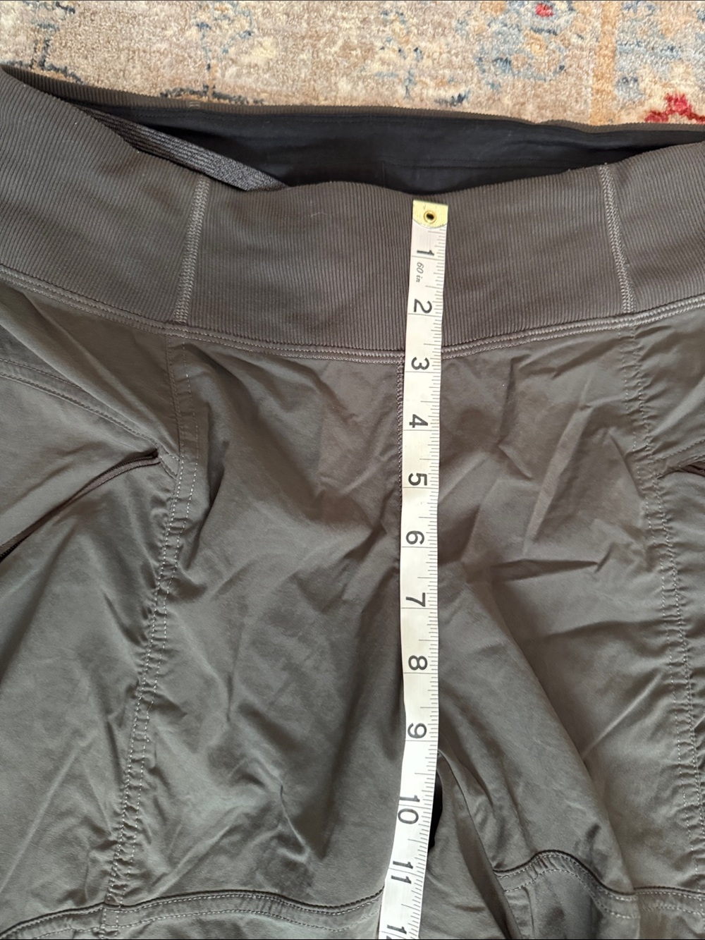 Prana olive women’s hiking pants - Picture 8 of 13